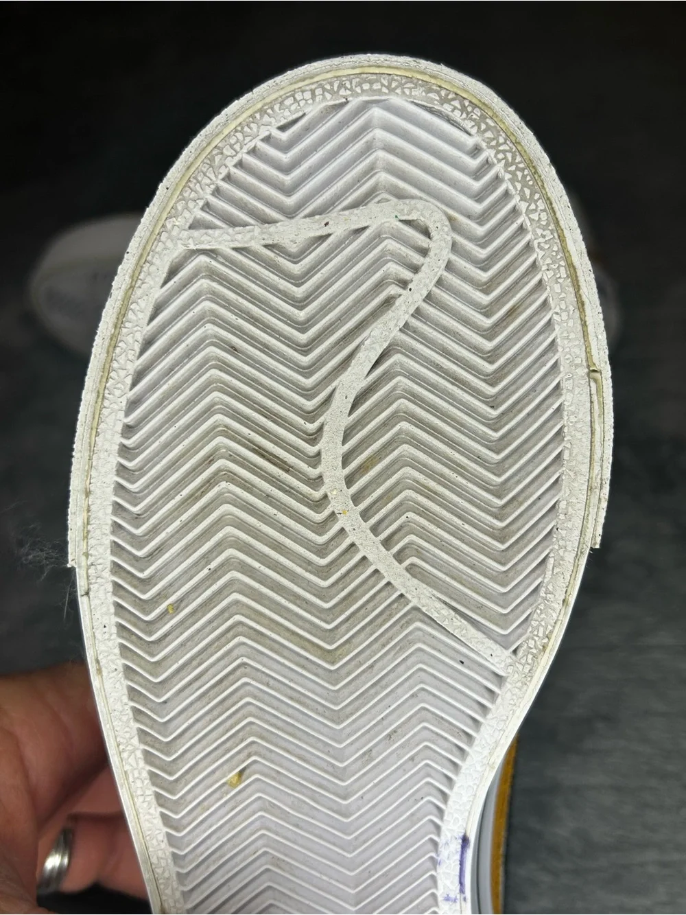 Nike Court Legacy Women's Size 6 White/Black/Gold Low-Top Sneaker